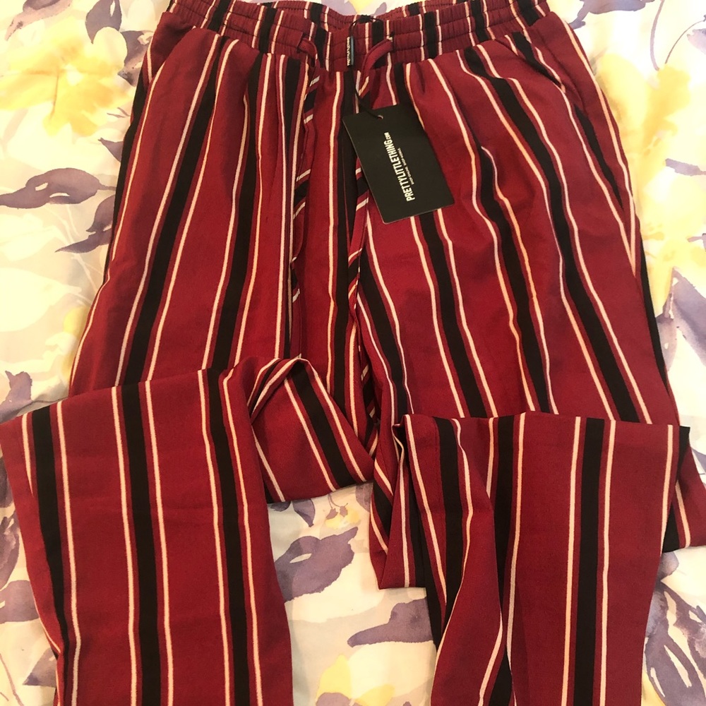 Striped Casual Trousers